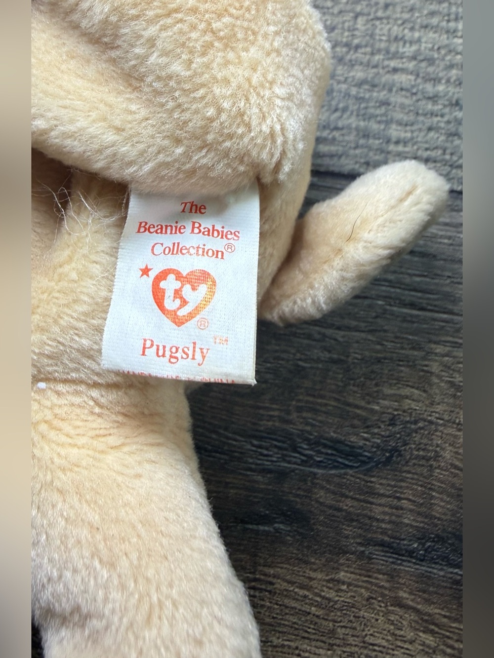 The Beanie Babies Collection 1996 Retired
Pugsly the Pug Vintage Kids Plush - Picture 5 of 7
